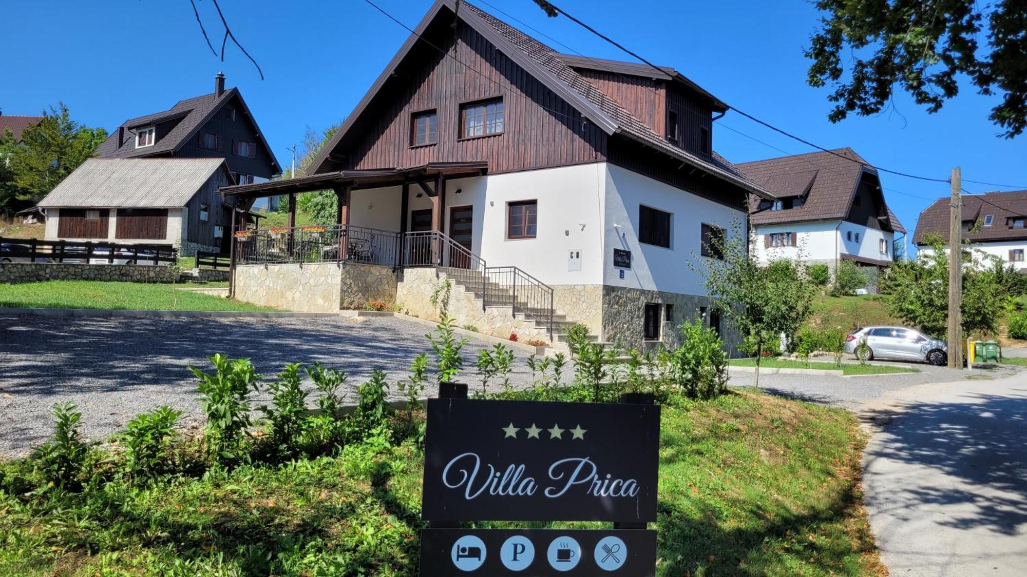 B&B Plitvica Villa Prica Плитвицкие озёра Экстерьер фото